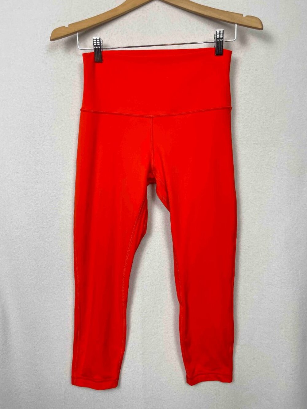 Lululemon Orange Leggings Womens Size 8